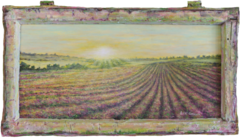 Lavendelfeld, Gemälde